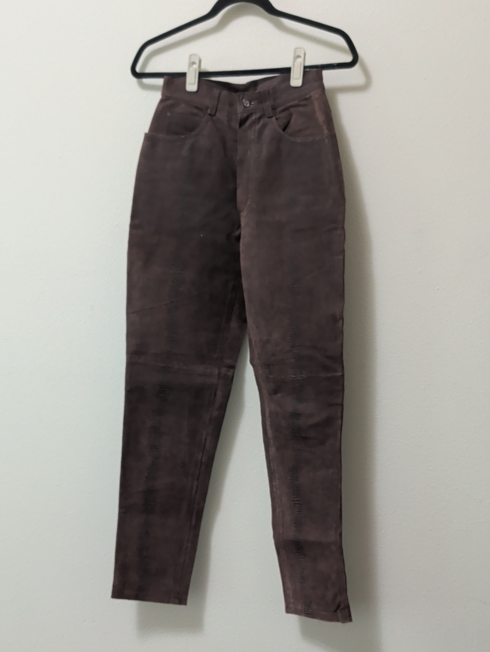Newport News Skinny High-Rise Jeans - Brown
